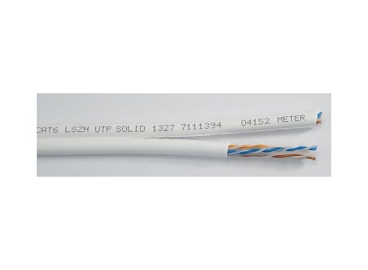 Kabel Kat6 UTP NET TVILLING PVC 2x4par, rull:500m